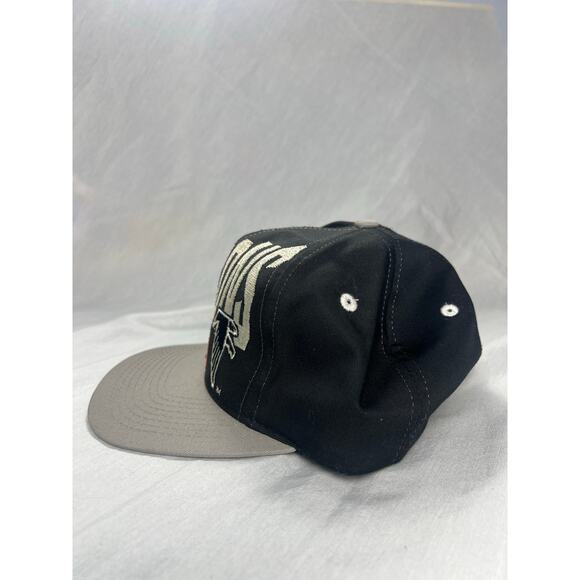 Atlanta Falcons Logo 7 Snapback Hat | Black & Gray Vintage NFL Cap - Picture 2 of 4